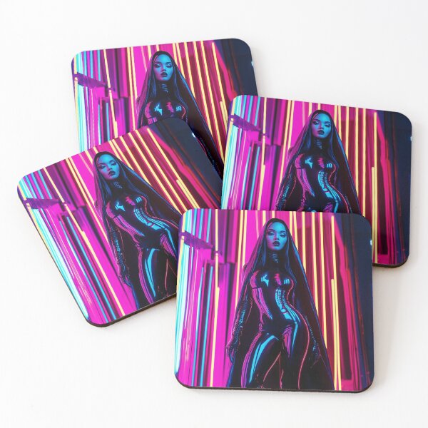 Item preview, Neon Nun designed and sold by CursedbyLilith.