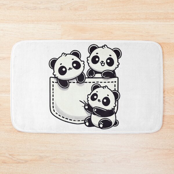 Item preview, For Panda Lovers Cute Kawaii Baby Pandas In Pocket  designed and sold by SztylishDesigns.