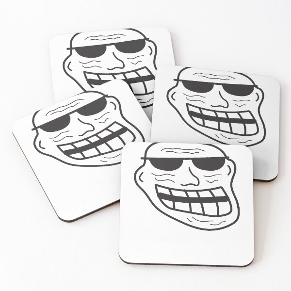 Item preview, Troll Face With Sunglasses Funny Design designed and sold by PNGShop.