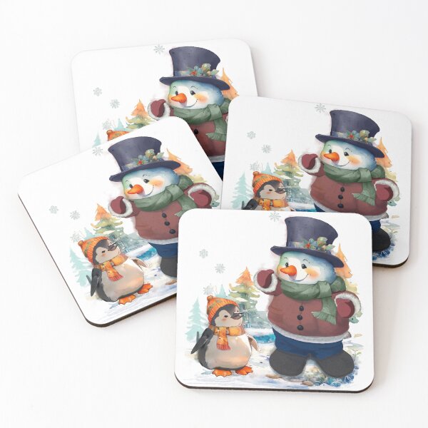 Item preview, Winter Chilly with Snowman with pattern-theme 02 designed and sold by GreyMoonForest.