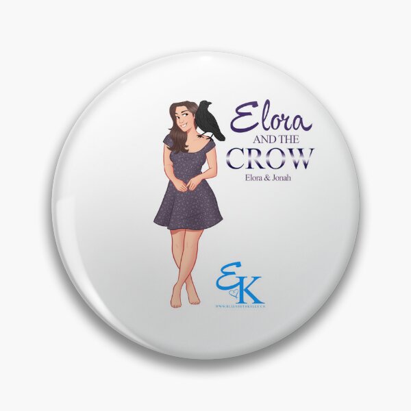 Item preview, Elora and the Crow (with crow!) designed and sold by AuthorEKelly.
