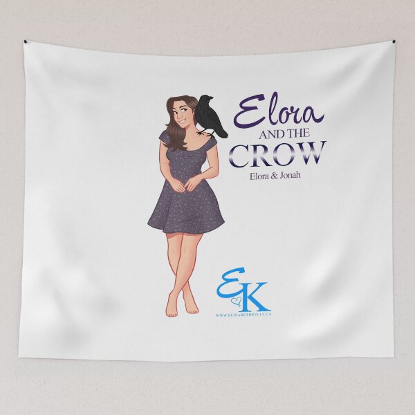 Item preview, Elora and the Crow (with crow!) designed and sold by AuthorEKelly.