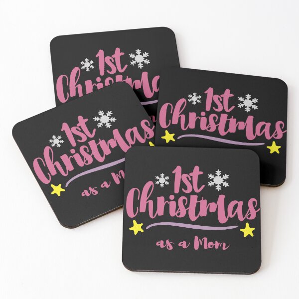 Item preview, First Christmas As A Mom Mommy 1st XMas designed and sold by MyPriond.