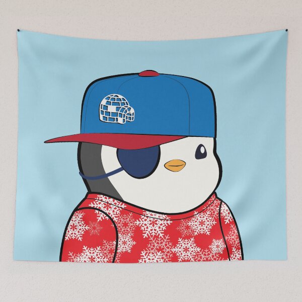 Item preview, Pudgy Penguin Pocket Logo #5222 designed and sold by OpenSeahub.