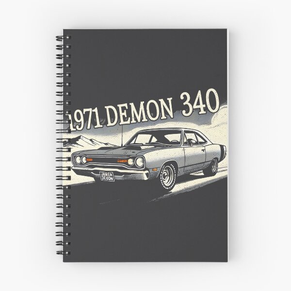 Item preview, 1971 Dart Demon 340 Classic Muscle Car  designed and sold by CreepyCornerArt.