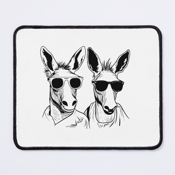 Item preview, Two Awesome Looking Donkeys With Sunglasses designed and sold by PNGShop.