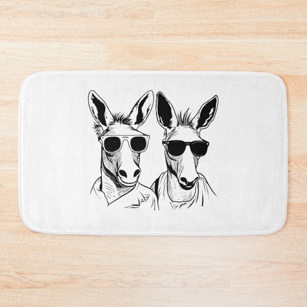 Item preview, Two Awesome Looking Donkeys With Sunglasses designed and sold by PNGShop.