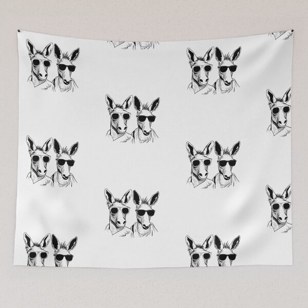 Item preview, Two Awesome Looking Donkeys With Sunglasses designed and sold by PNGShop.