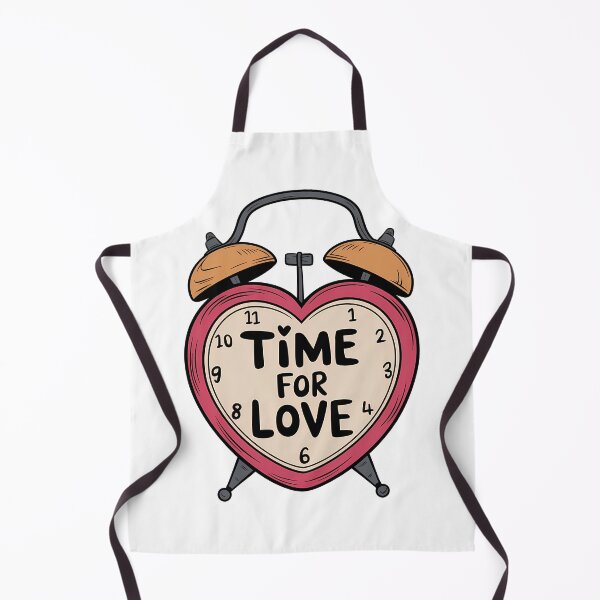 Item preview, Heart-Shaped "Time for Love" Alarm Clock designed and sold by TomxDesign.