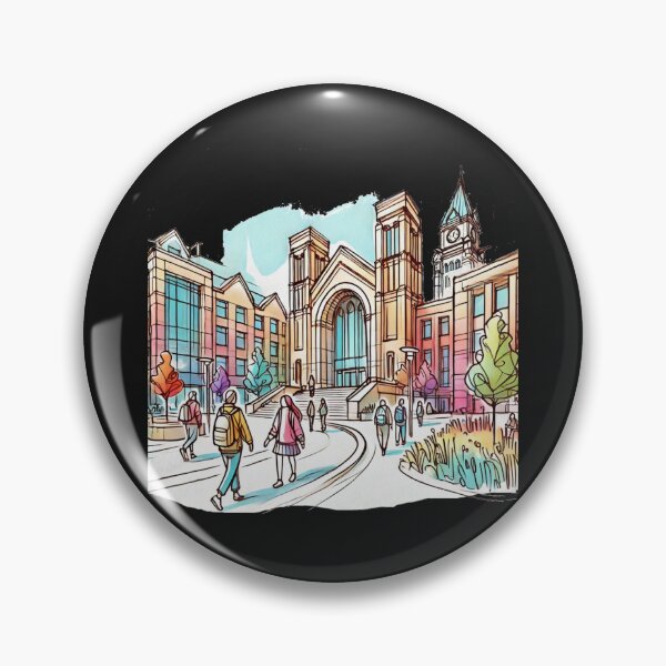 Item preview, York University Campus 3D Sketch - Vibrant Student Life and Architecture designed and sold by PaintMeWorld.