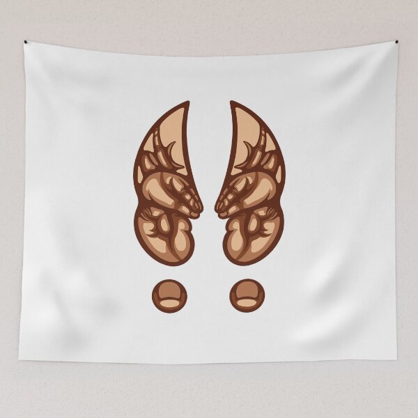 Item preview, Deer spirit hidden in the hoof line work v2 designed and sold by Allhandsgraphics.