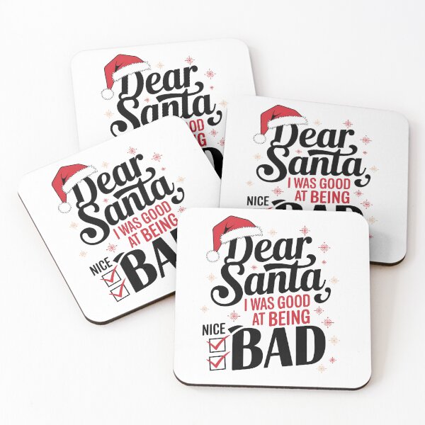 Item preview, Funny Holiday Naughty or Nice Humor designed and sold by TomxDesign.