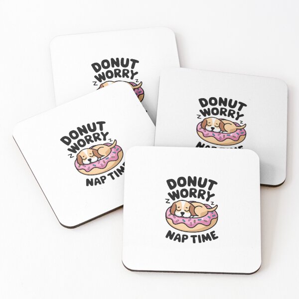 Item preview, Cute Puppy Sleeping on Donut - Donut Worry Nap Time designed and sold by Elijah Beckham.