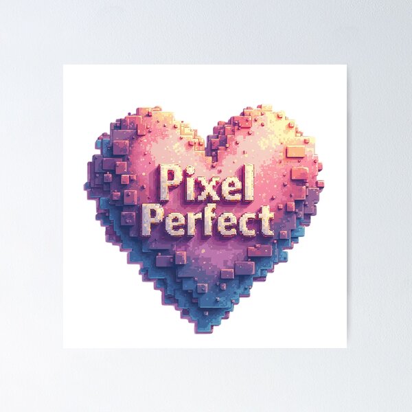 Item preview, Pixel Perfect Retro Heart 8-Bit Art Design for Gamers and Nostalgia Lovers designed and sold by pixelpopplanet.