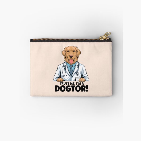Item preview, Trust me im a dogtor funny golden retriever designed and sold by FriendlyLlama.