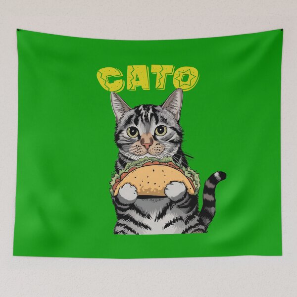 Item preview, CATO Cat Taco Graphic designed and sold by chrstnslts.