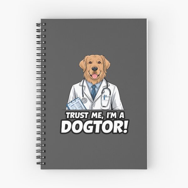 Item preview, Trust me im a dogtor funny golden retriever designed and sold by FriendlyLlama.