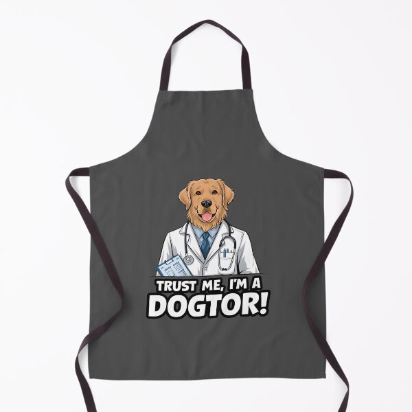 Item preview, Trust me im a dogtor funny golden retriever designed and sold by FriendlyLlama.