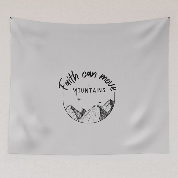 Item preview, Faith Can Move Mountains designed and sold by kmiDigitalHub.
