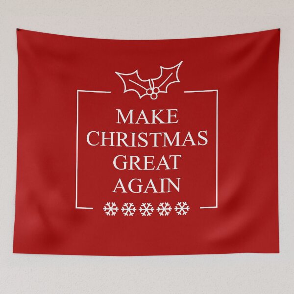 Item preview, Make Christmas Great Again with snowflakes and Holly in a gift designed and sold by ChrisiMM.