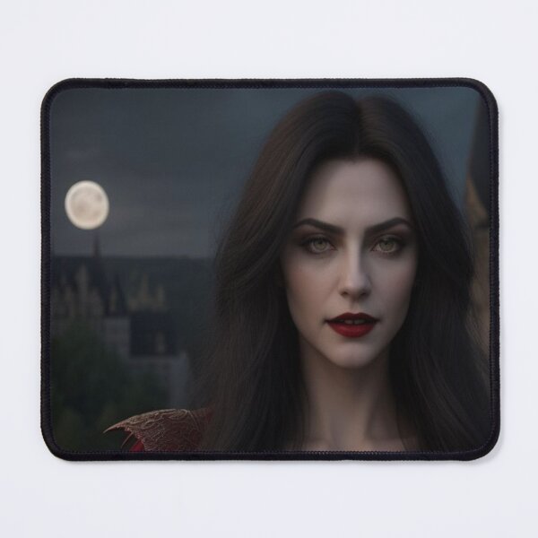 Item preview, Vampire Gothic Girl Behind Moon designed and sold by highplacidity.