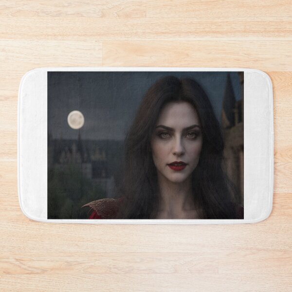 Item preview, Vampire Gothic Girl Behind Moon designed and sold by highplacidity.