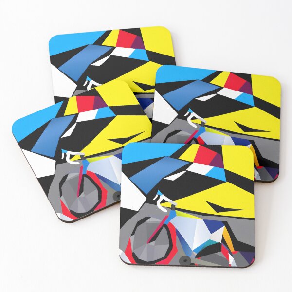 Item preview, Abstract Ride: Geometric Cycling Art designed and sold by velocasso.
