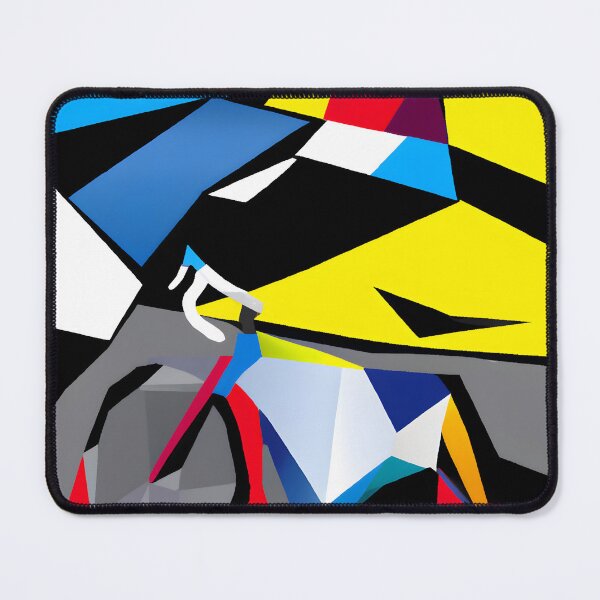 Item preview, Abstract Ride: Geometric Cycling Art designed and sold by velocasso.