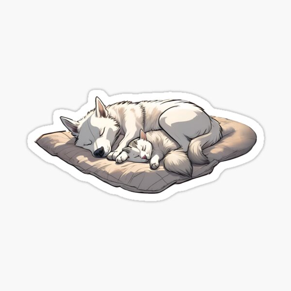 Sleeping Animals Sticker