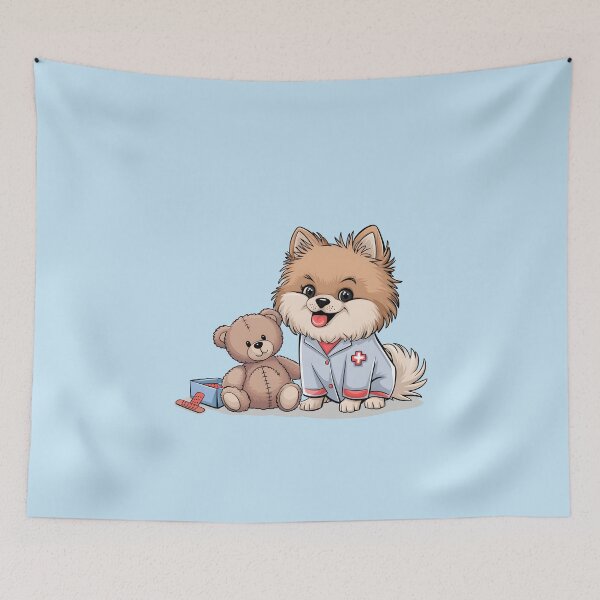Item preview, The cutest cure sweet pomeranian designed and sold by FriendlyLlama.