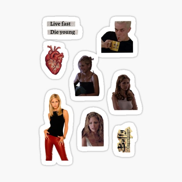 Item preview, Buffy the vampire slayer sticker pack designed and sold by gianna riveiro.