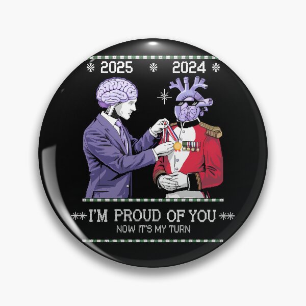 Item preview, I'm Proud of You. Now It's My Turn – Brain and Heart New Year Design designed and sold by FocusedPatterns.