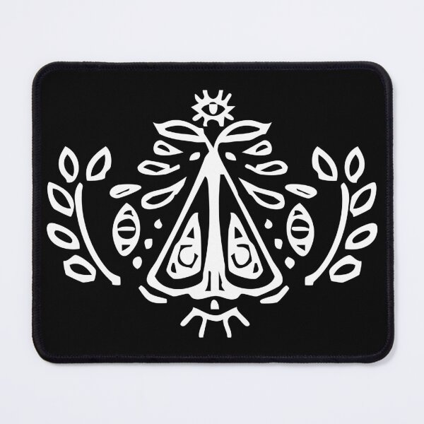 Item preview, Occult Moth Stamp (White) designed and sold by sleepyhenry.