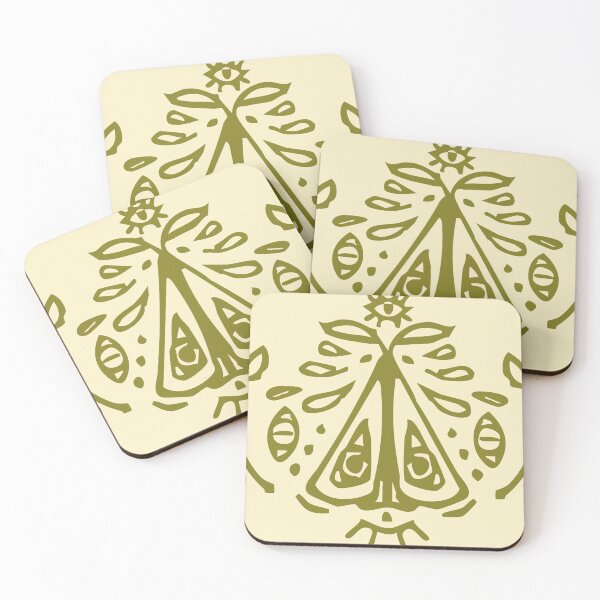 Item preview, Occult Moth Stamp (Green) designed and sold by sleepyhenry.