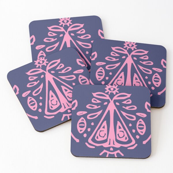 Item preview, Occult Moth Stamp (pink) designed and sold by sleepyhenry.