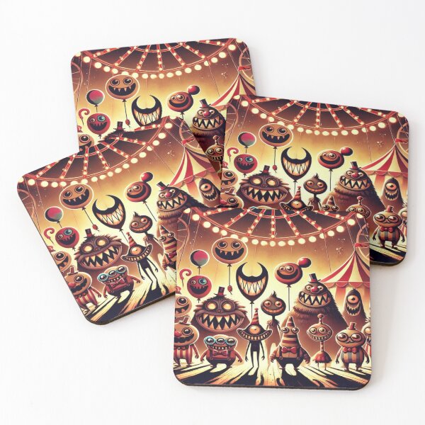 Item preview, Twisted Carnival Monster Parade in Cartoon Style designed and sold by Imaginarium of Chaos falcon88 .