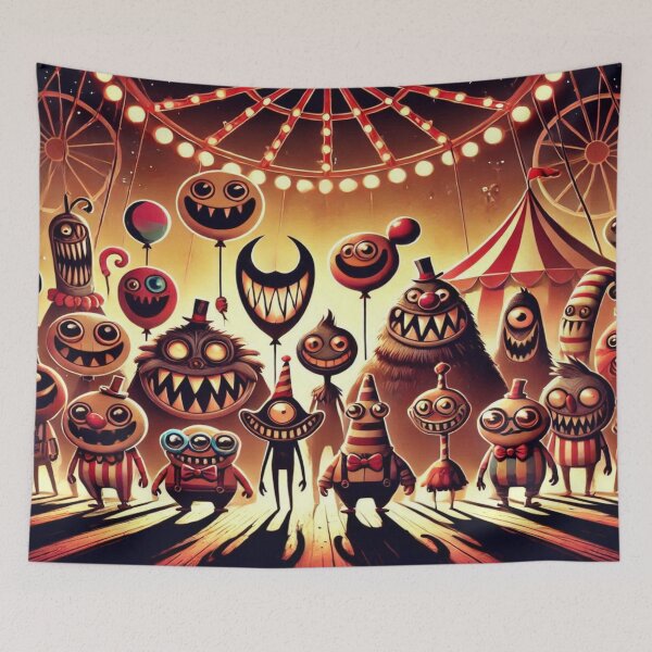 Item preview, Twisted Carnival Monster Parade in Cartoon Style designed and sold by Imaginarium of Chaos falcon88 .