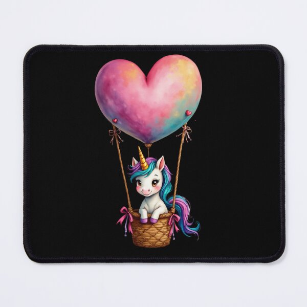 Item preview, unicorn in heart balloon designed and sold by jkrphoto.