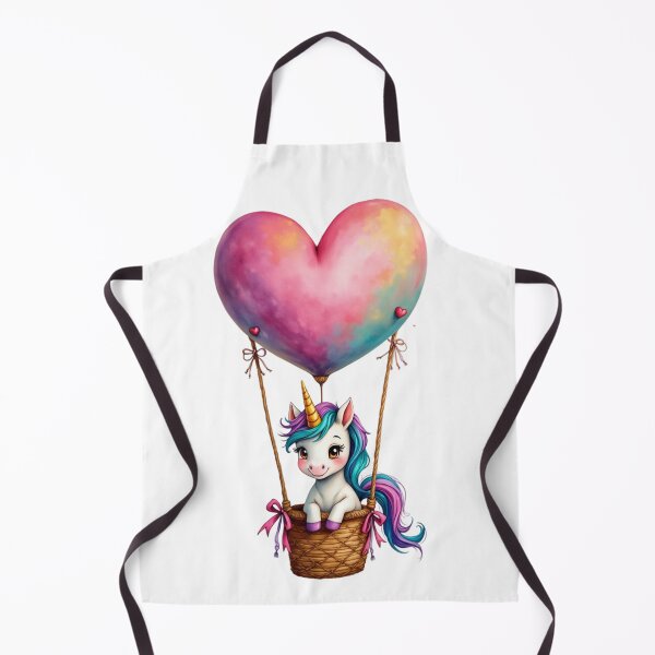 Item preview, unicorn in heart balloon designed and sold by jkrphoto.