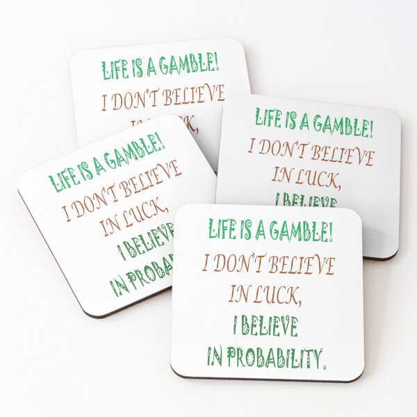 Item preview, Life is a gamble. designed and sold by IVEKDESIGN.