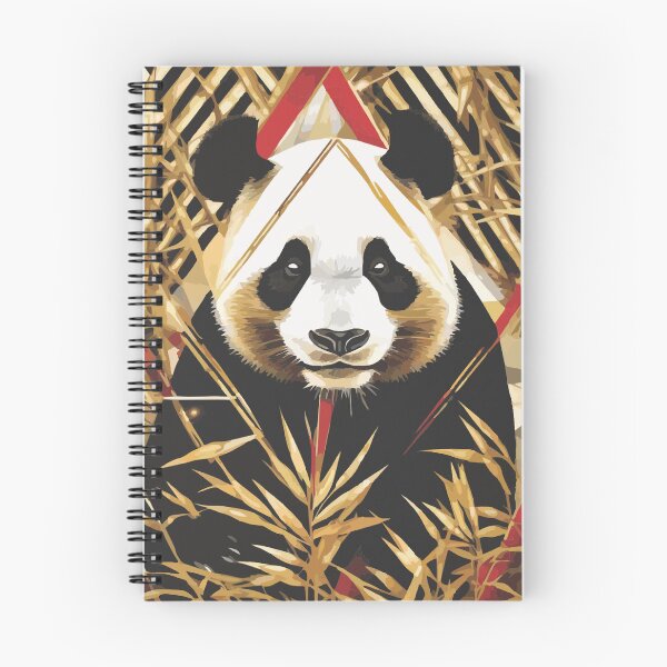 Item preview, Panda II | Endangered Animal Species Abstract Geometric Art | Digital Wildlife Collection designed and sold by DinaMite-Art.