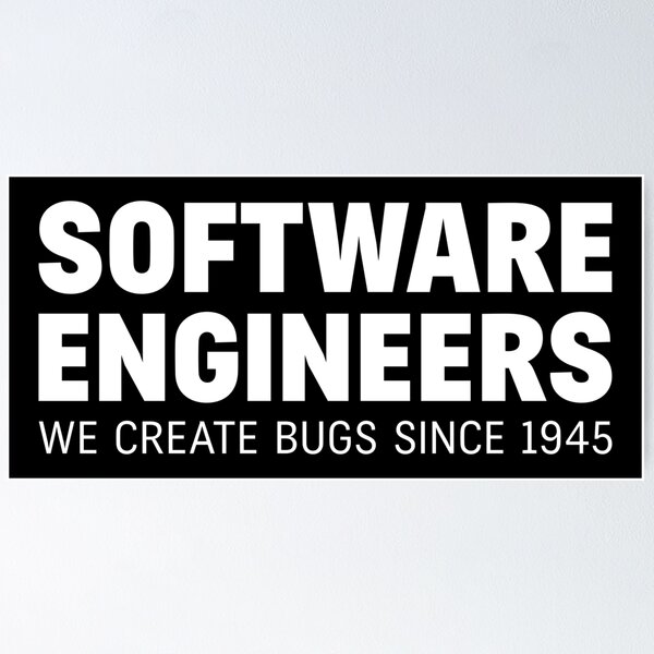 Artikel-Vorschau von Softwareentwickler: Erstellen Fehler seit 1945, designt und verkauft von Office Geek Shop.