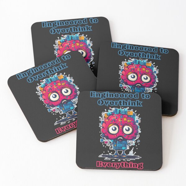 Item preview, Quirky Brain Design: Engineered to Overthink designed and sold by DominEdge.