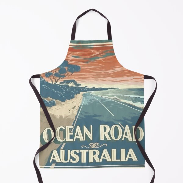 Item preview, Great Ocean Road Retro Poster 1 designed and sold by AstroRisq.