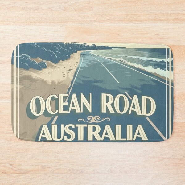 Item preview, Great Ocean Road Retro Poster 1 designed and sold by AstroRisq.