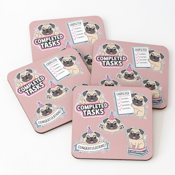 Item preview, Copy of Funny and Cute Puppy COMPLETED TASKS for your Daily Life designed and sold by bluel_evin.