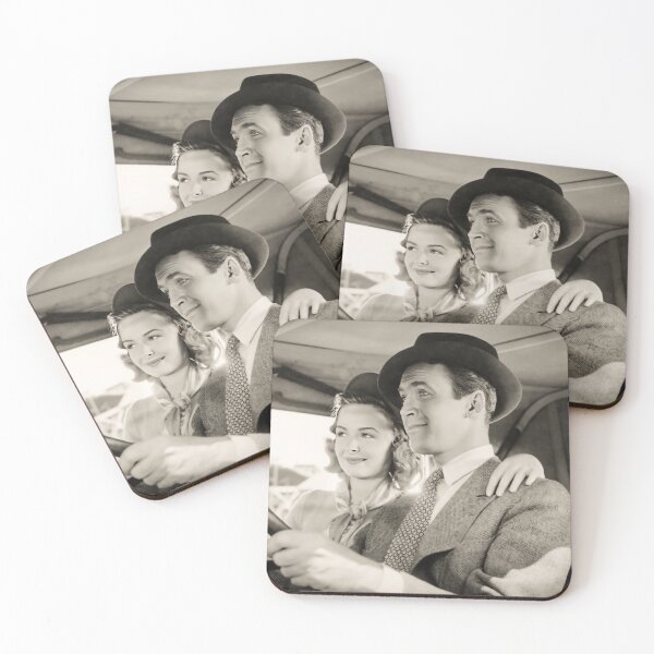 Item preview, George Bailey & Mary Hatch – It's a Wonderful Life designed and sold by PopCultureArtShop.