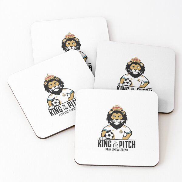 Item preview, King of the Pitch Lion - Play Like a Legend Soccer Real Madrid designed and sold by Elijah Beckham.