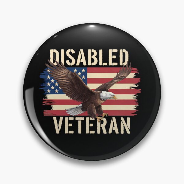 Item preview, Proud Disabled Veteran Tribute Design - Honor and Sacrifice designed and sold by GreenZenStudio.
