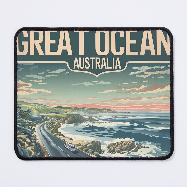 Item preview, Great Ocean Road Retro Poster 2 designed and sold by AstroRisq.
